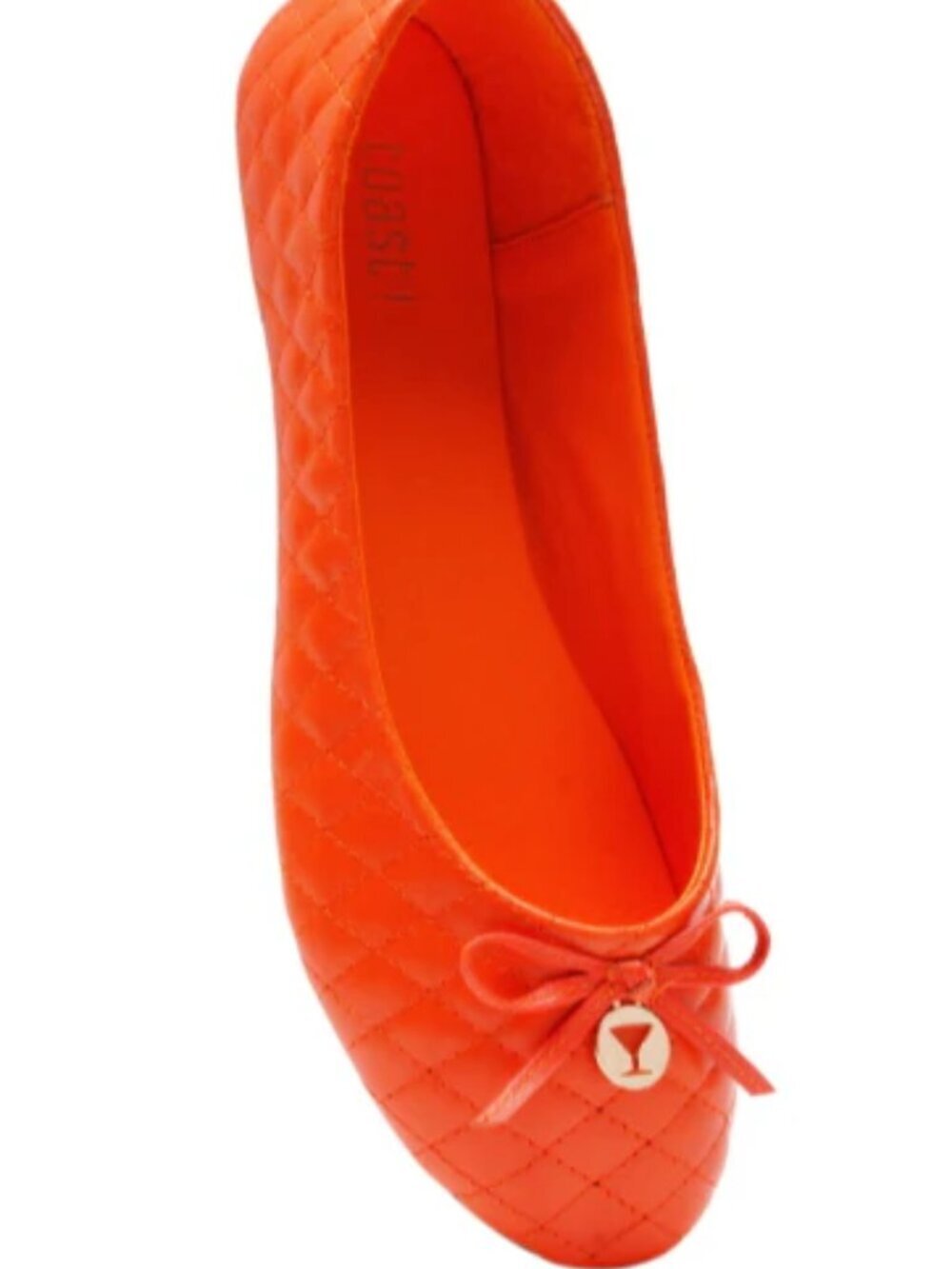Ballet Flats Slip-on Orange New